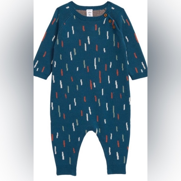 Nordstrom Other - New Nordstrom’s Intarsia sweater knit 3month romper